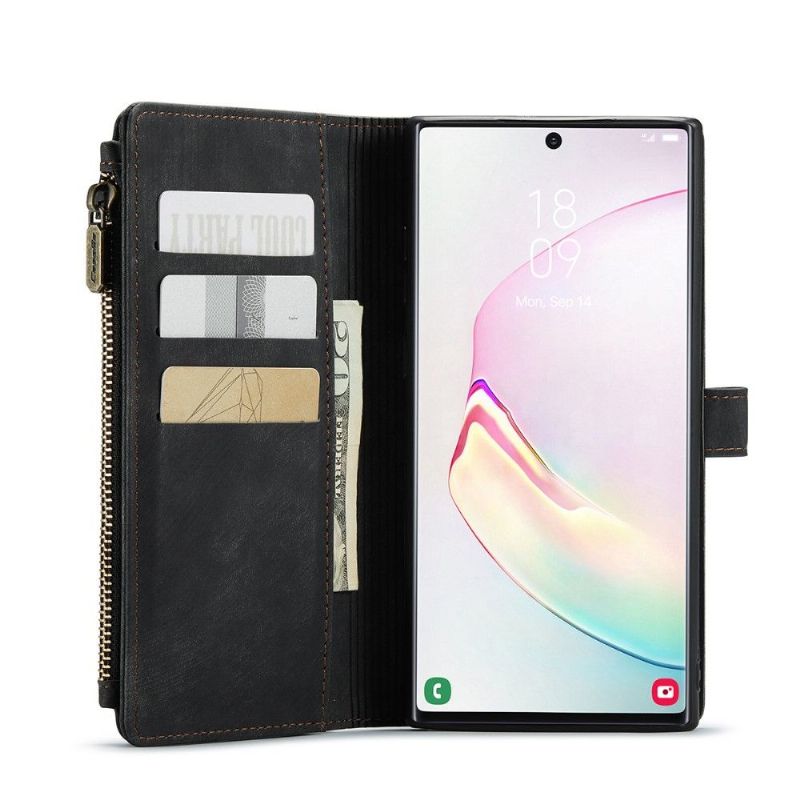 Folio Deksel Til Samsung Galaxy Note 10+ / Note 10+ 5G C30-serien Kortholder