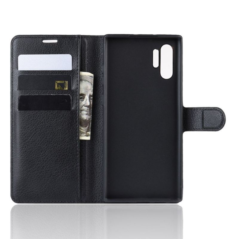 Folio Deksel Til Samsung Galaxy Note 10+ / Note 10+ 5G Lommebok Skinnstil