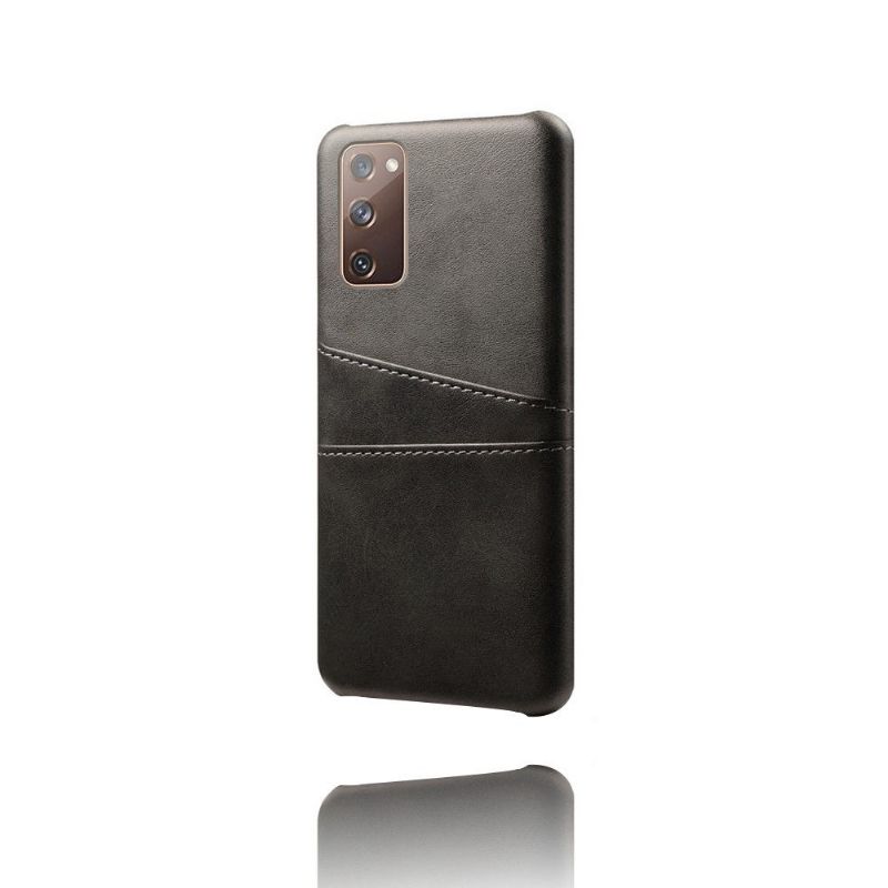 Deksel Til Samsung Galaxy S20 FE Melody Leather Effect Card Holder