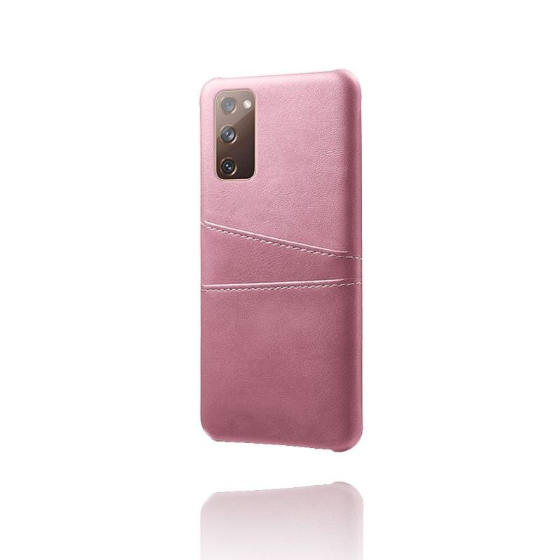 Deksel Til Samsung Galaxy S20 FE Melody Leather Effect Card Holder