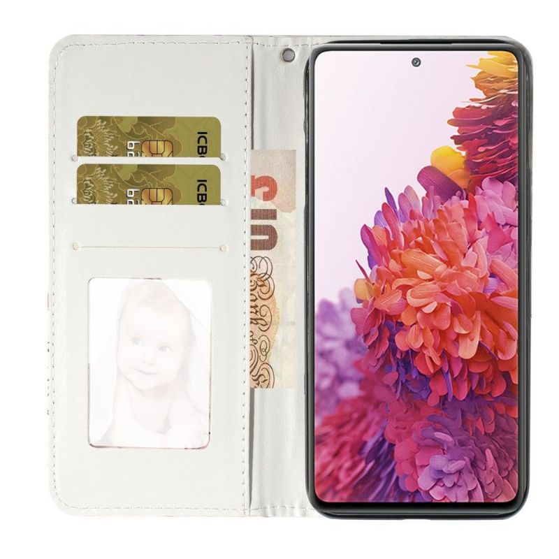 Folio Deksel Til Samsung Galaxy S20 FE Blomstermandala