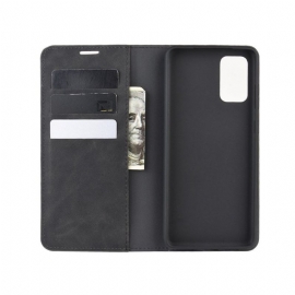 Folio Deksel Til Samsung Galaxy S20 FE Business Retro Leather Effect