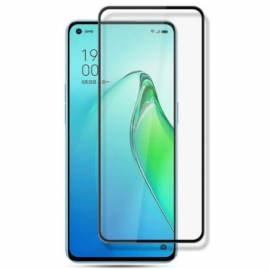 Oppo Reno 8 Pro Black Edges Skjermbeskytter I Herdet Glass