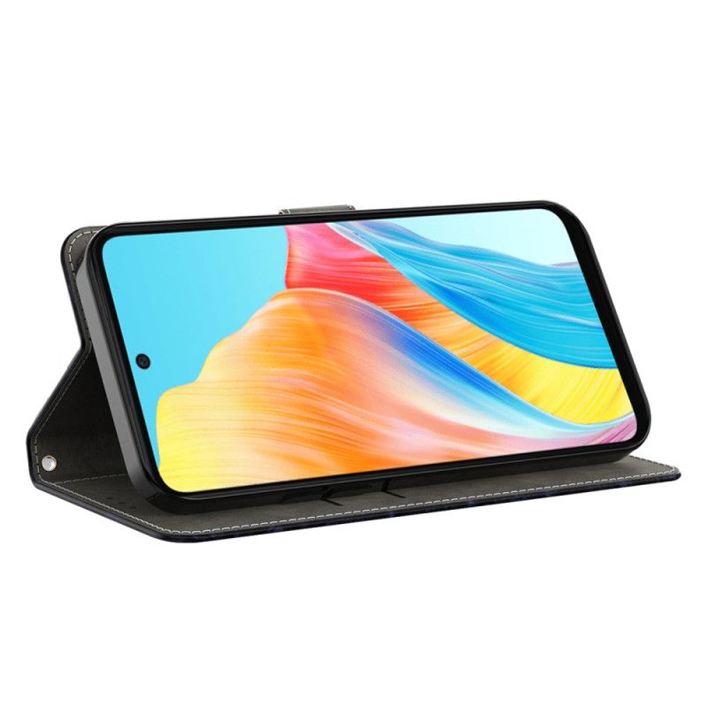 Folio Deksel Oppo A98 5g Gylden Sommerfugl