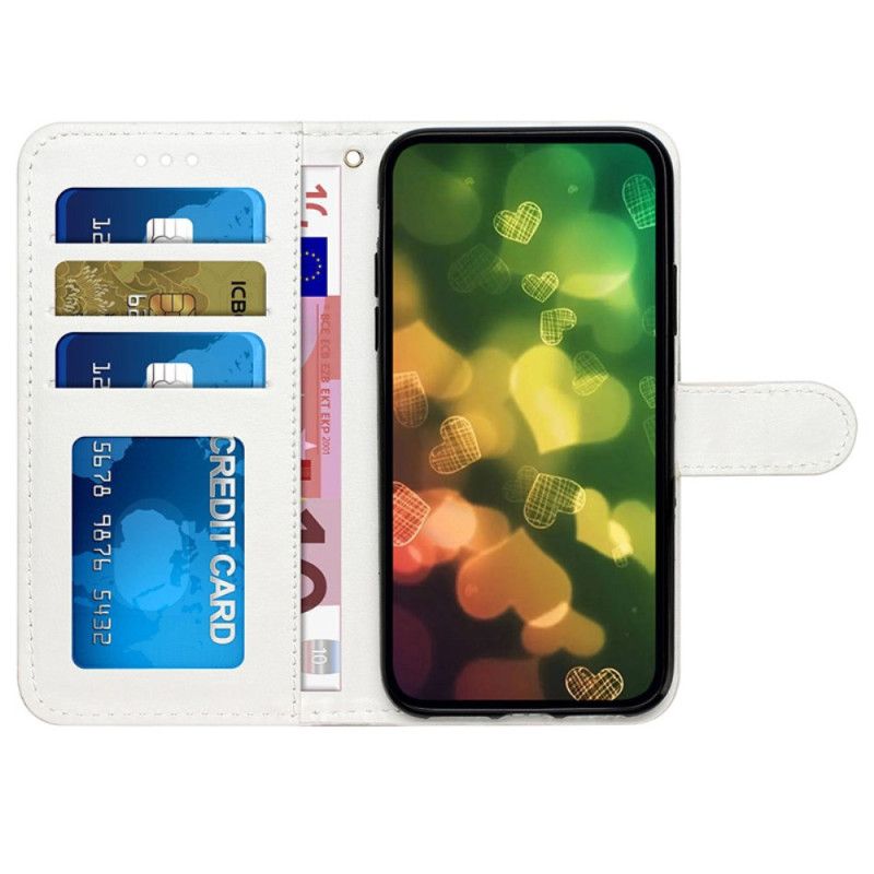 Folio Deksel Oppo A98 5g Sommerfugler Med Stropp