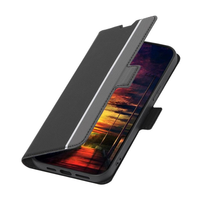 Lærdeksel Folio Deksel Oppo A98 5g Mobildeksel Chevron Tekstur