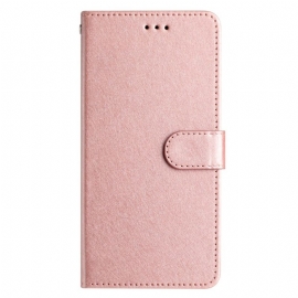 Lærdeksel Folio Deksel Oppo A98 5g Mobildeksel Strappy Silk Texture