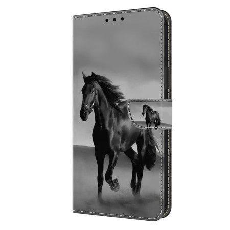 Lærdeksel Folio Deksel Oppo A98 5g Svart Hest