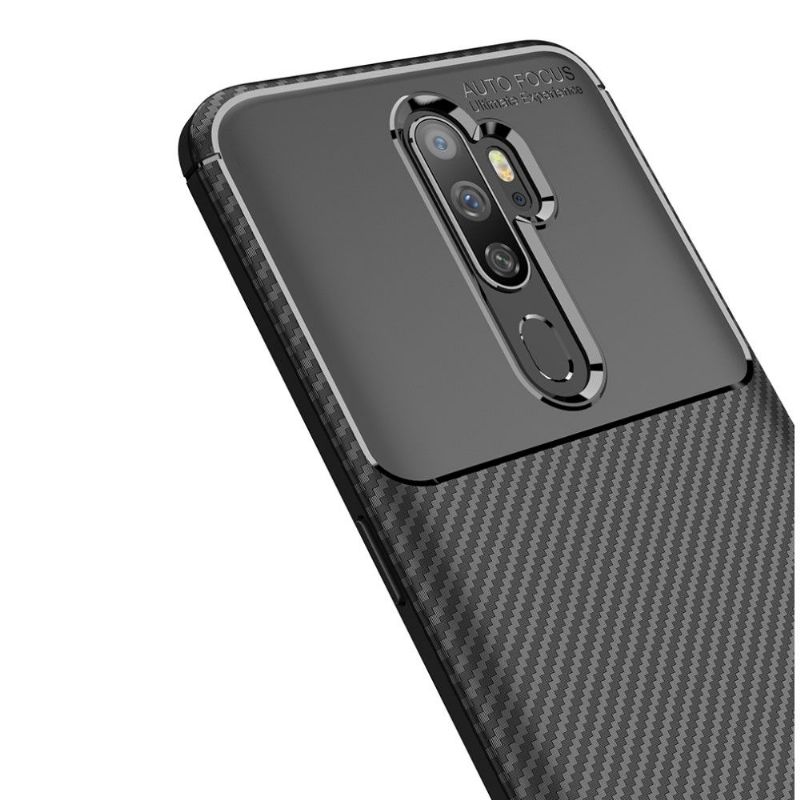 Mobildeksel Til Oppo A9 2020 Gel Carbon Fiber Style