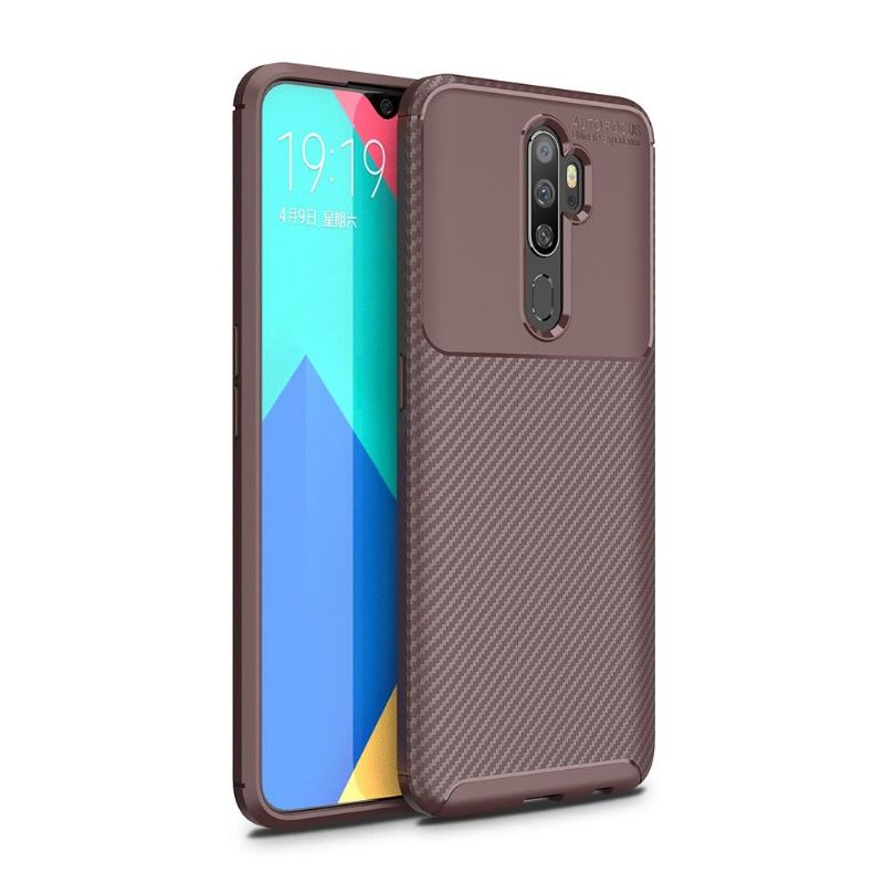 Mobildeksel Til Oppo A9 2020 Gel Carbon Fiber Style