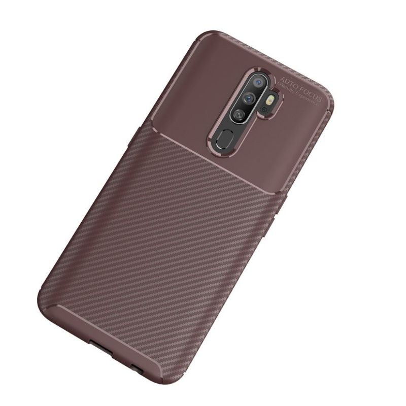 Mobildeksel Til Oppo A9 2020 Gel Carbon Fiber Style