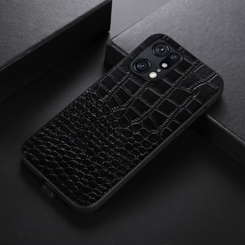 Deksel Til Oppo Find X5 Pro Colette Croc Effekt Skinn