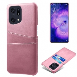 Deksel Til Oppo Find X5 Pro Kortholder Melodi