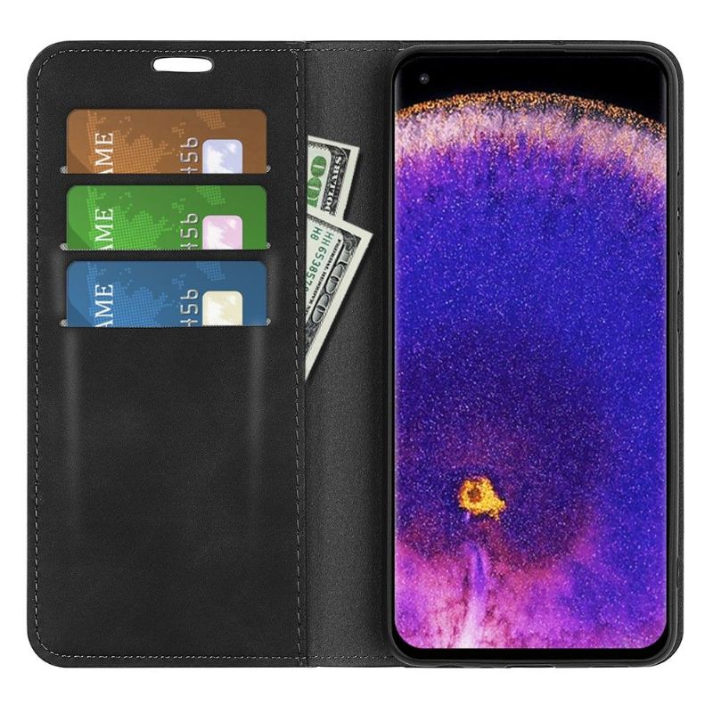 Etui Til Oppo Find X5 Pro Stativ I Kunstskinn