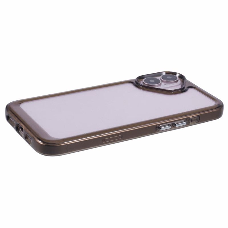 Deksel iPhone 16 Hybrid Transparent