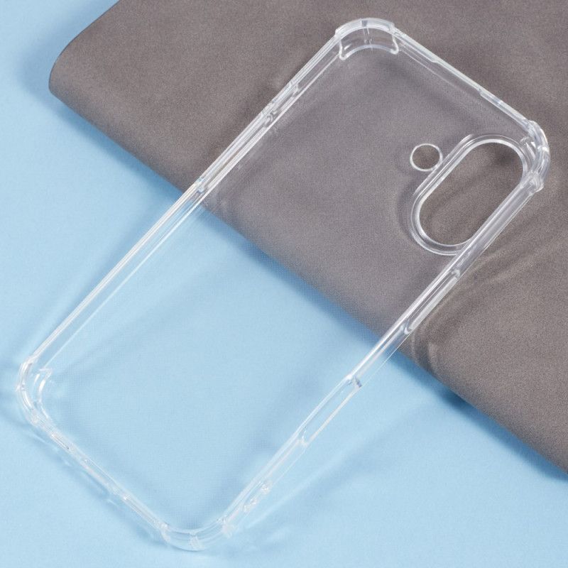 Deksel iPhone 16 Transparent Forsterket Beskyttelse Deksel