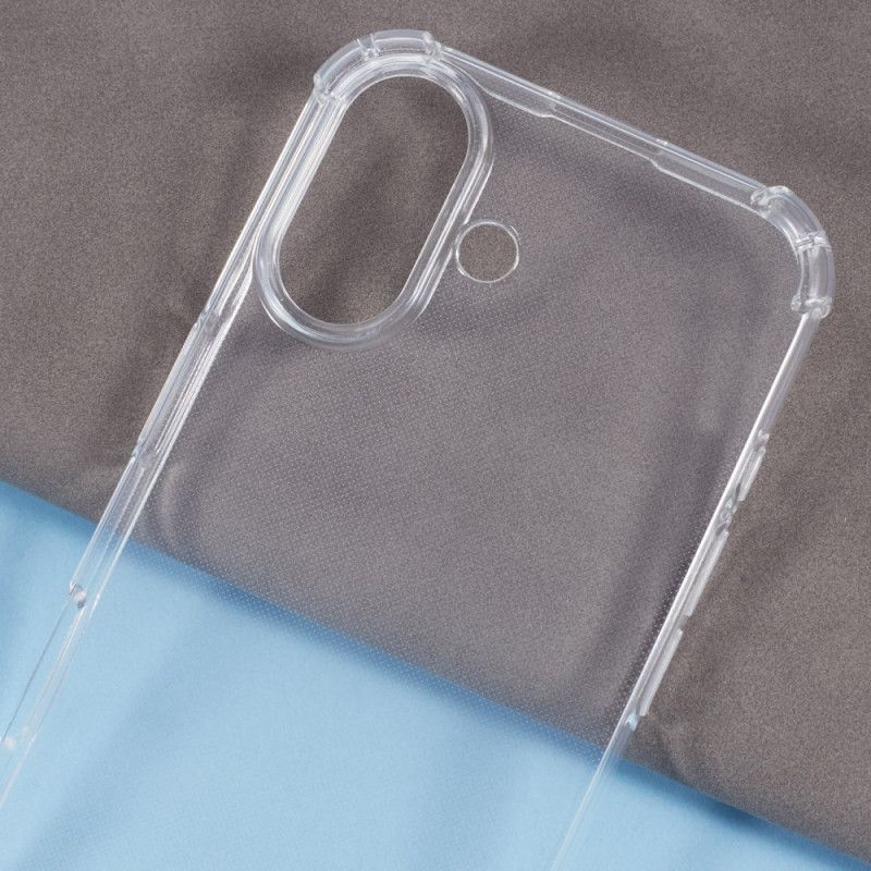 Deksel iPhone 16 Transparent Forsterket Beskyttelse Deksel