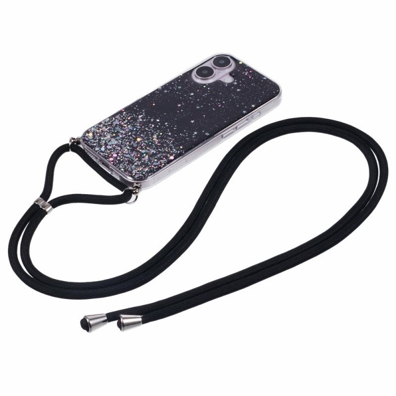 Deksel Til iPhone 16 Sequin Series Cord