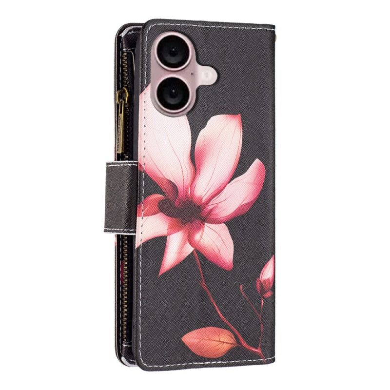 Folio Deksel iPhone 16 Lotus Wallet