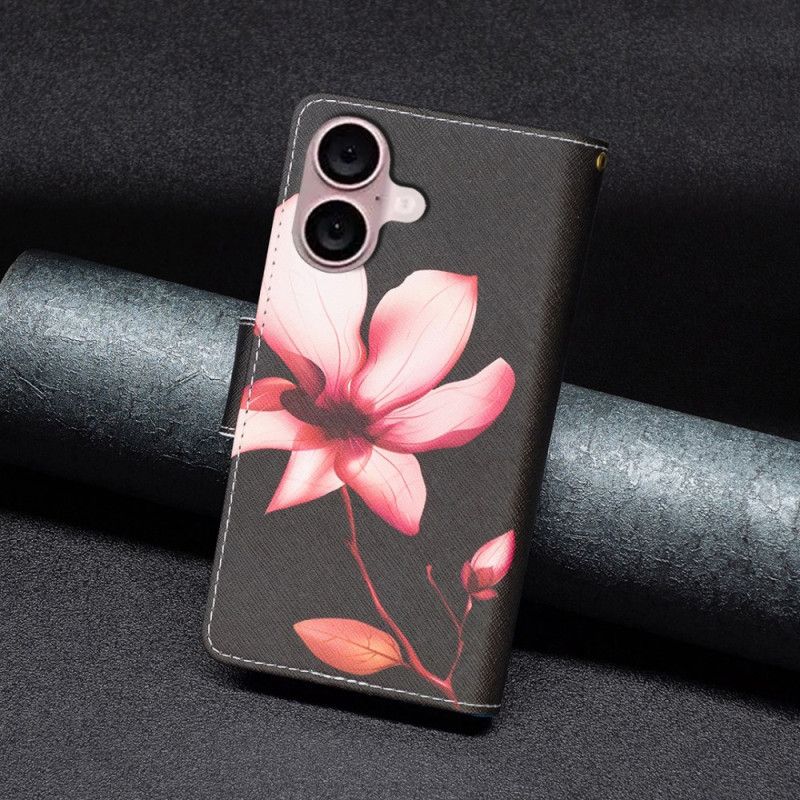 Folio Deksel iPhone 16 Lotus Wallet