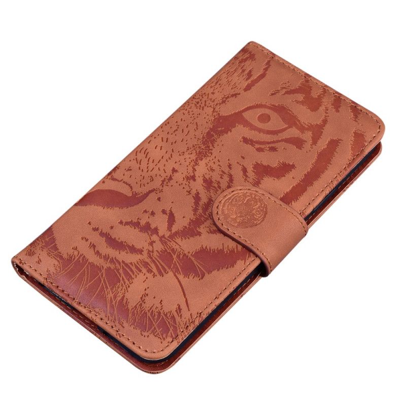 Folio Deksel iPhone 16 Tiger Footprint