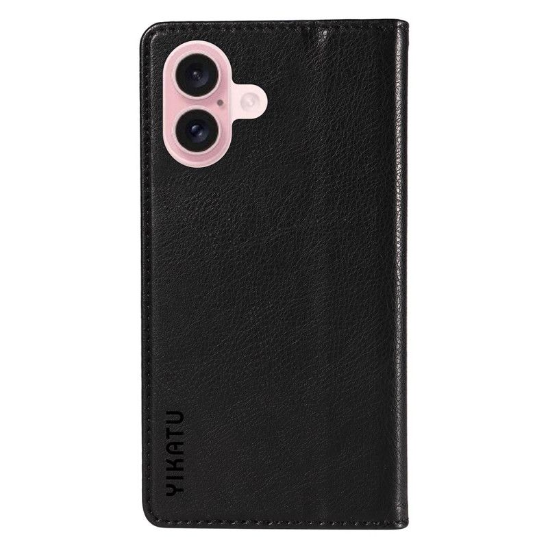 Folio Deksel iPhone 16 Vintage Yikatu