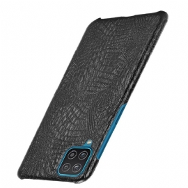 Deksel Til Samsung Galaxy A12 Croc Skin Effekt