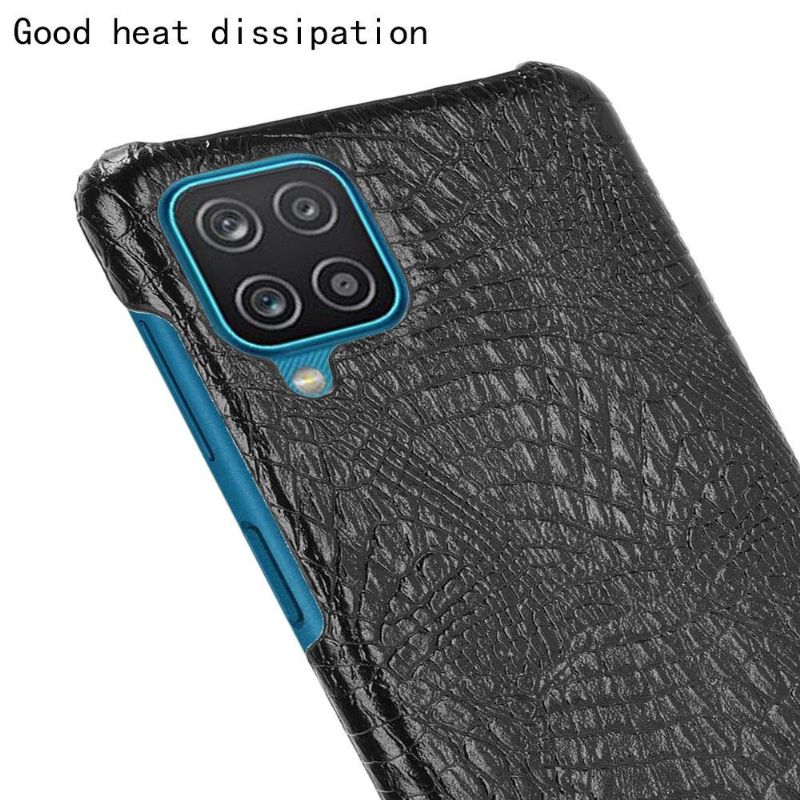 Deksel Til Samsung Galaxy A12 Croc Skin Effekt