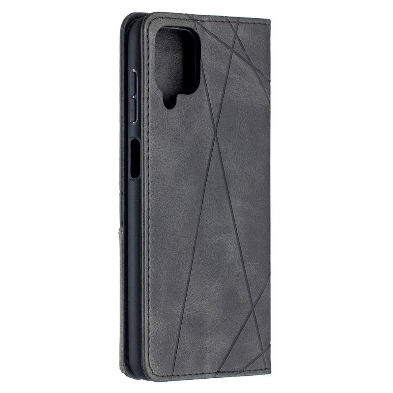 Folio Deksel Til Samsung Galaxy A12 Anti-fall Célinia Style Skinnkortholder