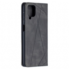 Folio Deksel Til Samsung Galaxy A12 Anti-fall Célinia Style Skinnkortholder