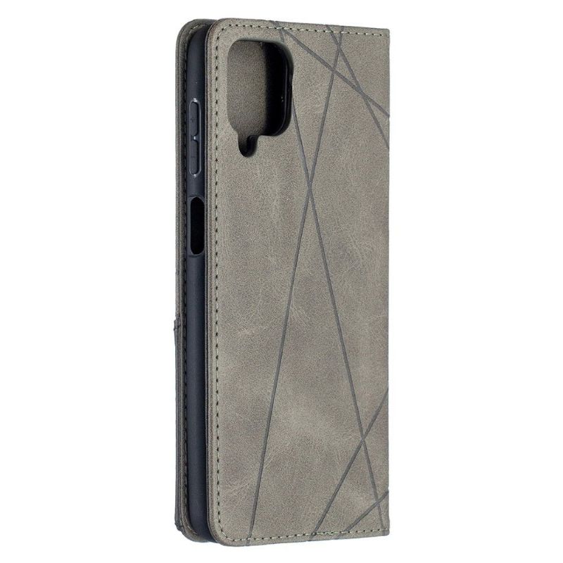 Folio Deksel Til Samsung Galaxy A12 Anti-fall Célinia Style Skinnkortholder