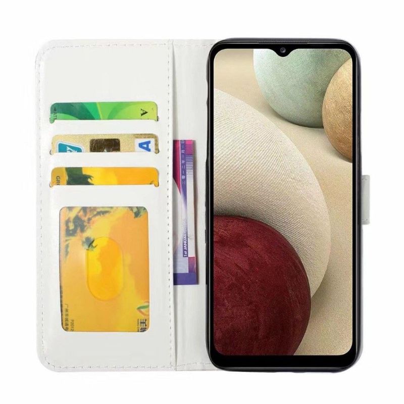 Folio Deksel Til Samsung Galaxy A12 Solsikkeblomst