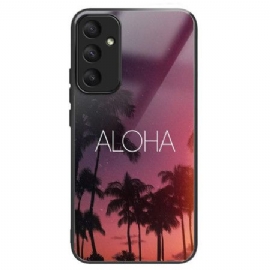 Deksel Samsung Galaxy A55 5g Aloha Herdet Glass