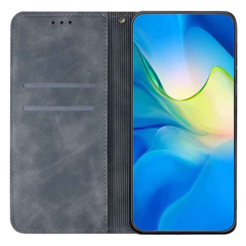 Folio Deksel Lær Samsung Galaxy A55 5g Mobildeksel Patchwork Med Stropp