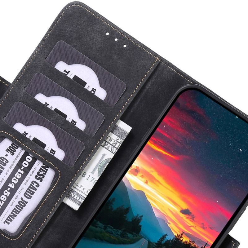 Lærdeksel Folio Deksel Samsung Galaxy A55 5g Mobildeksel Retro Abeel