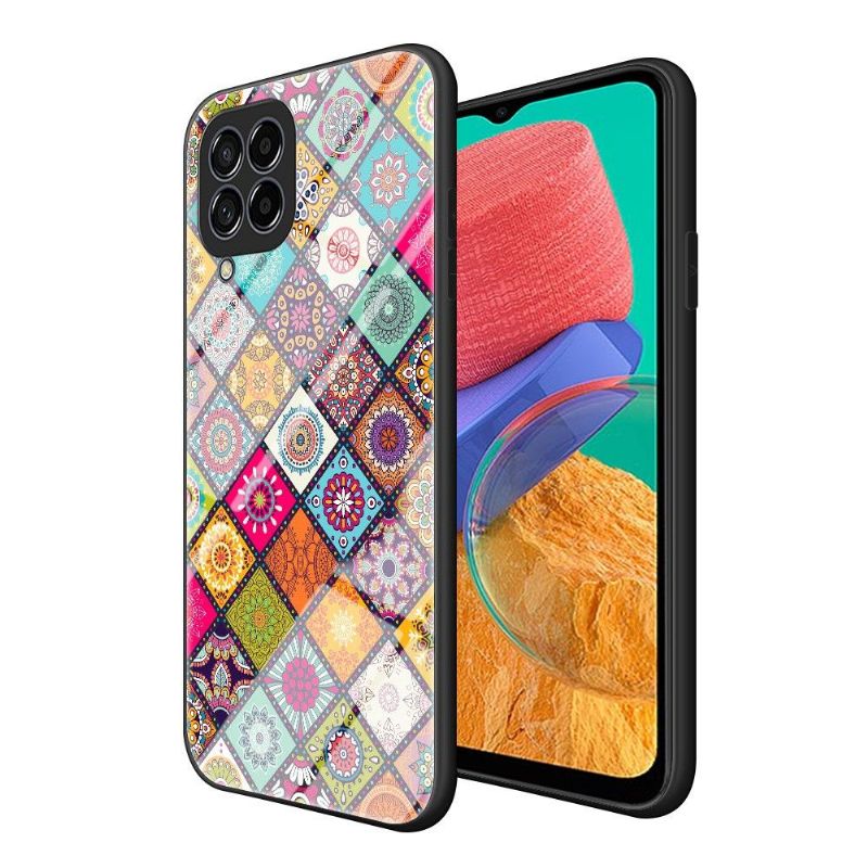 Deksel Til Samsung Galaxy M33 5G Mandala Kaleidoskop Med Stativ