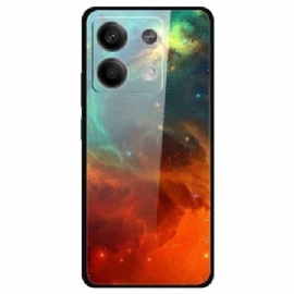 Deksel Xiaomi Redmi Note 13 5g Farget Himmelherdet Glass Beskyttelse Deksel