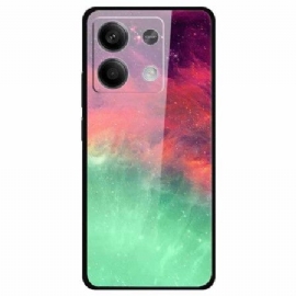 Deksel Xiaomi Redmi Note 13 5g Mobildeksel Fargerik Nebula Herdet Glass