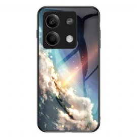 Deksel Xiaomi Redmi Note 13 5g Mobildeksel Lysende Stjernehimmel Herdet Glass