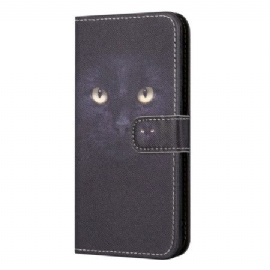 Folio Deksel Til Xiaomi Redmi Note 13 5g Strappy Cat Eyes