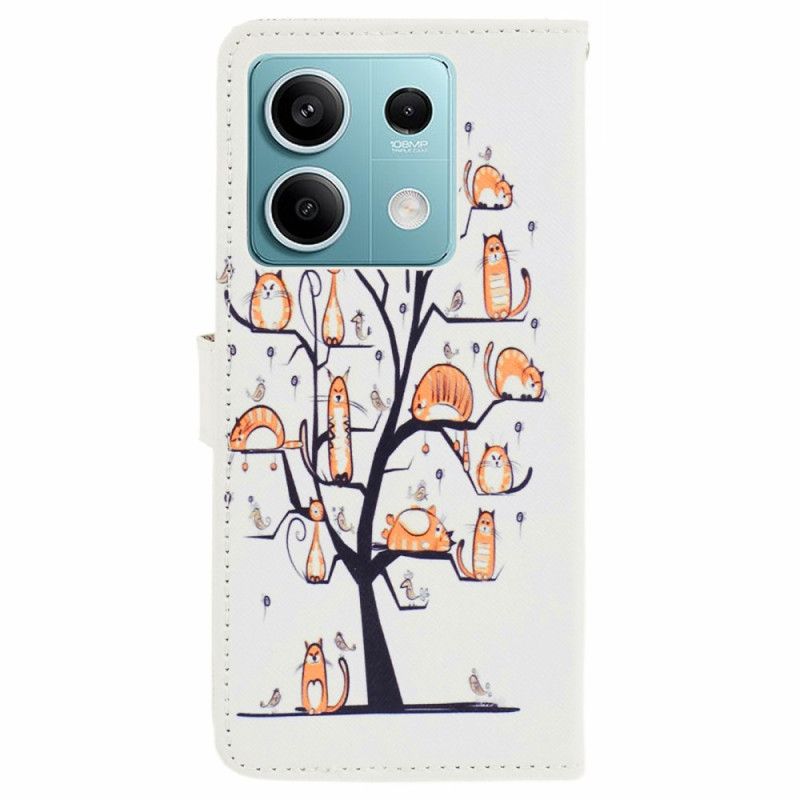 Folio Deksel Xiaomi Redmi Note 13 5g Cats In The Lanyard Tree