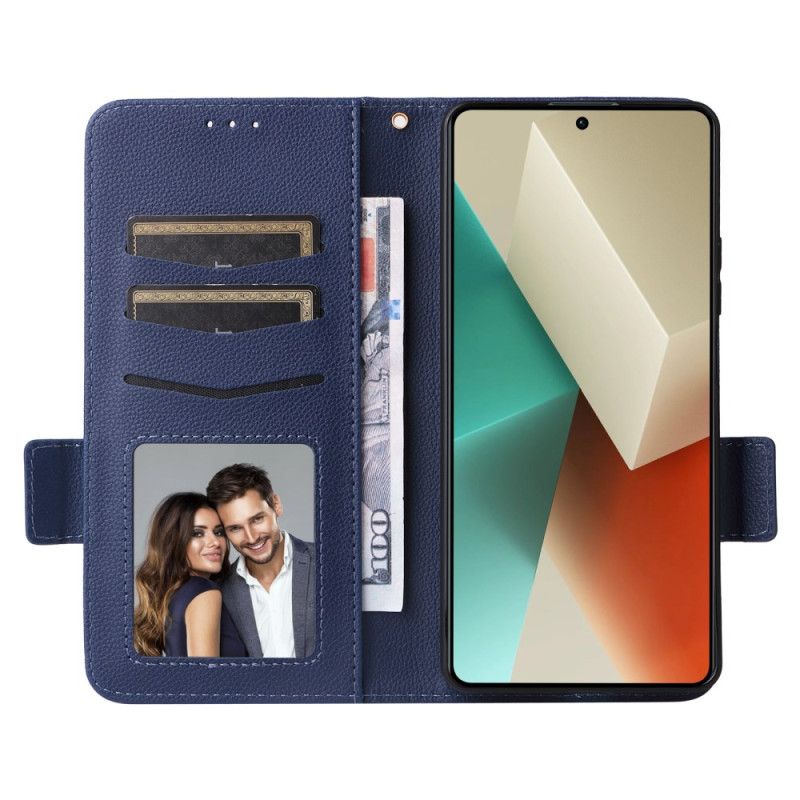 Folio Deksel Xiaomi Redmi Note 13 5g Med Stropplommebok