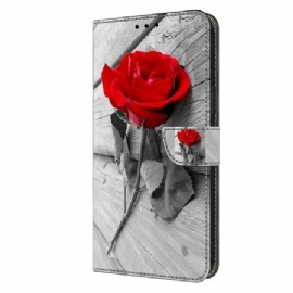 Lærdeksel Folio Deksel Xiaomi Redmi Note 13 5g Mobildeksel Rosa