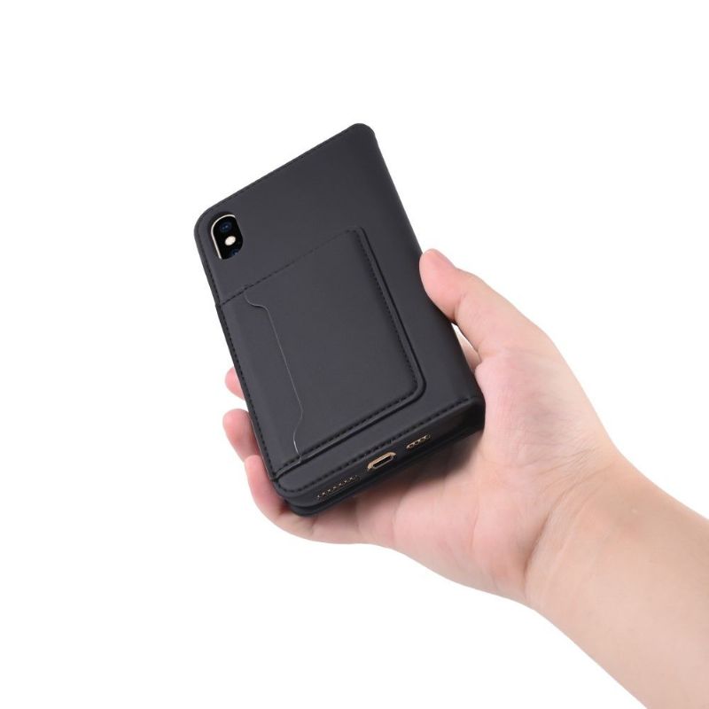 Case Til iPhone XS Max Folio Deksel Soft Touch