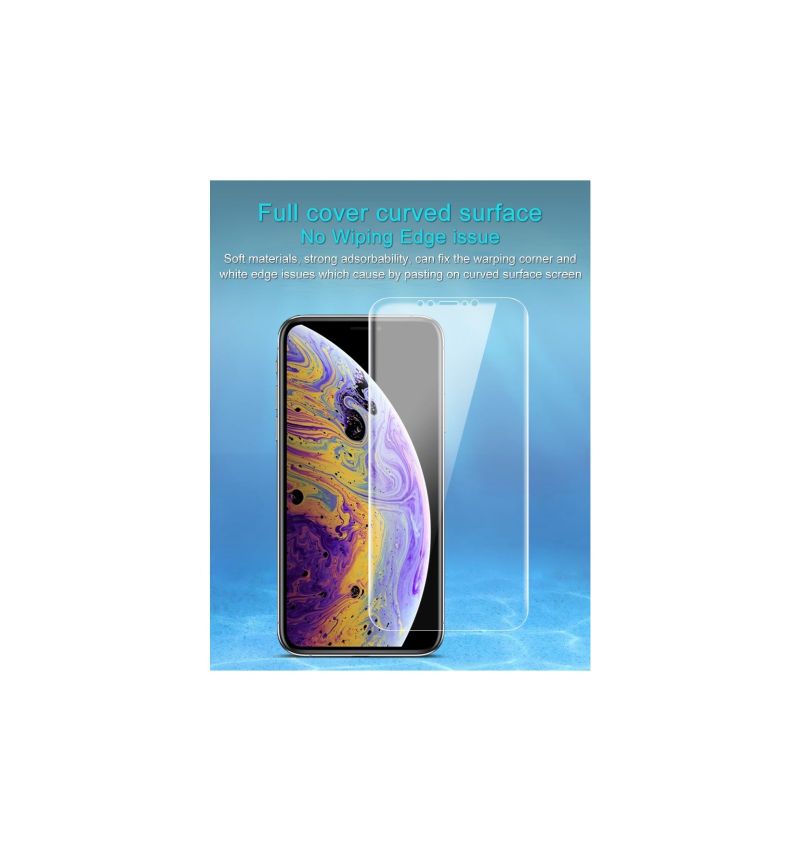 iPhone Xs Max Full Beskyttelse Hydrogel Skjermbeskytter (X2)