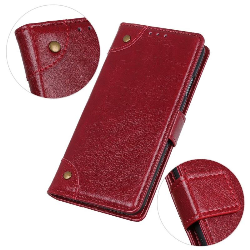 Folio Deksel Til OnePlus 10 Pro Emma Faux Leather Vintage