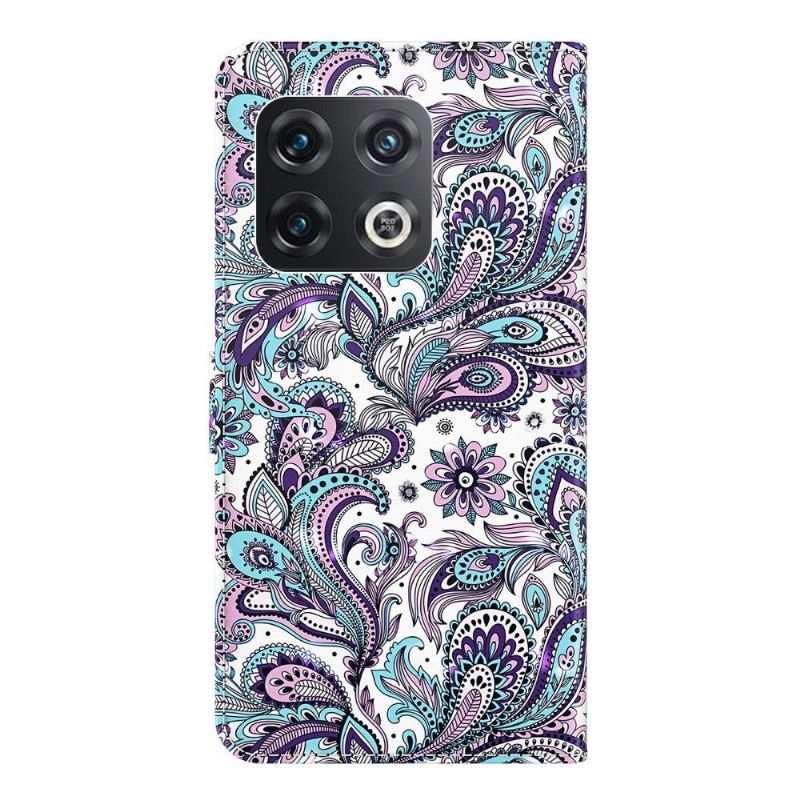 Folio Deksel Til OnePlus 10 Pro Paisleyblomst