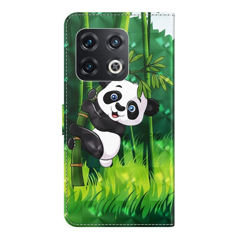 Folio Deksel Til OnePlus 10 Pro Perched Panda