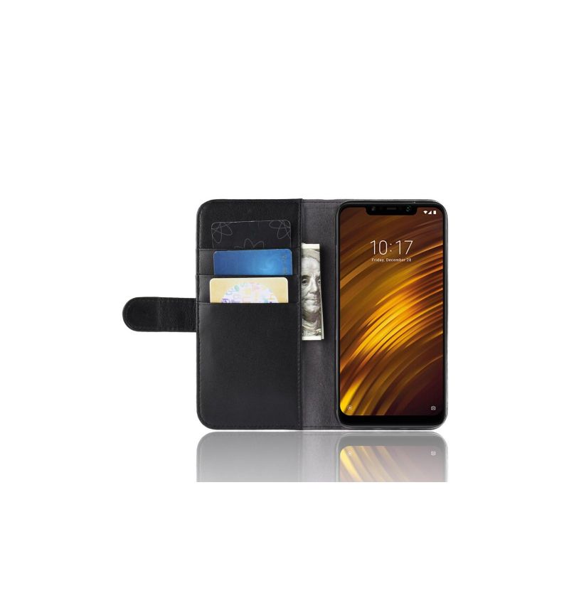 Etui Til Pocophone F1 Originalitet Premium Skinnkortholder