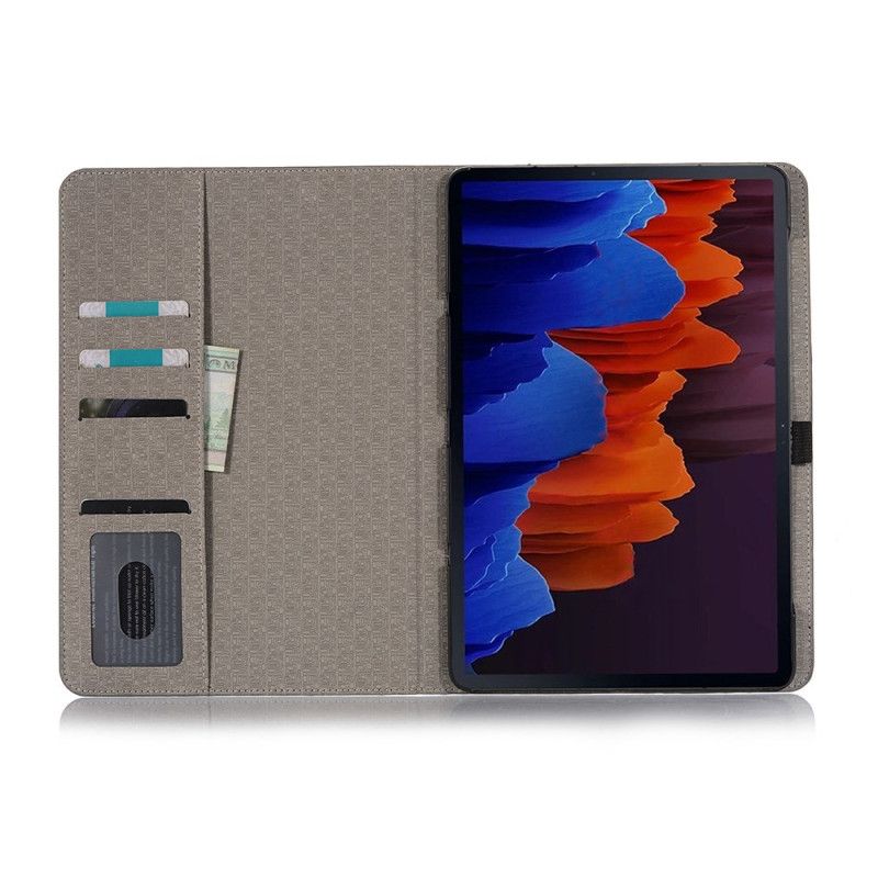 Etui Samsung Galaxy Tab S9 Plus Kortmønster